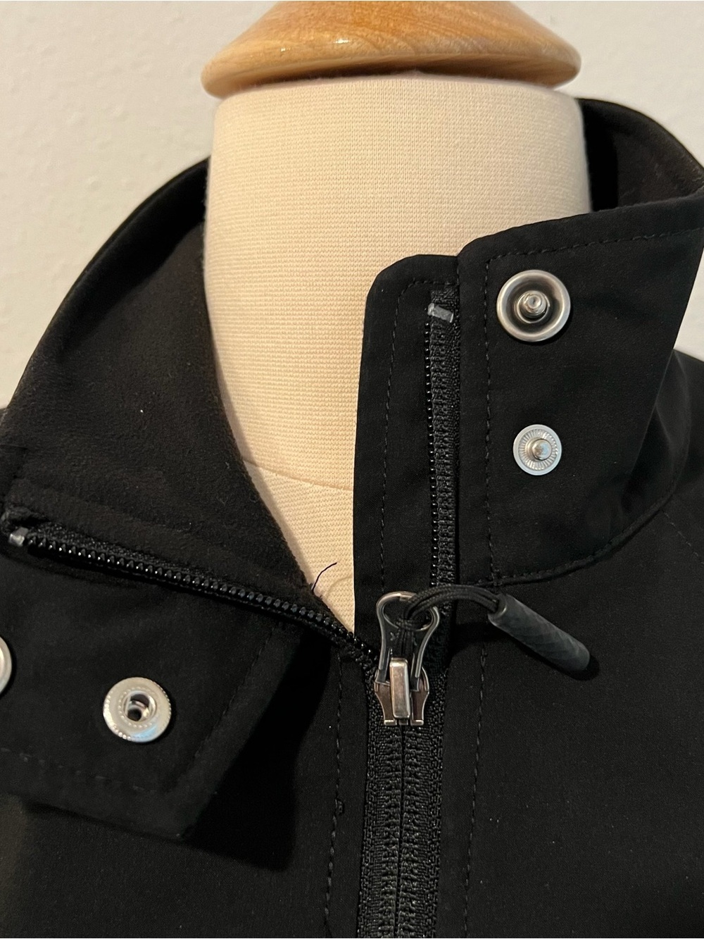 The North Face WindWall Soft Shell Jacket Black Fleece Lined Full Zip XS - Picture 6 of 11